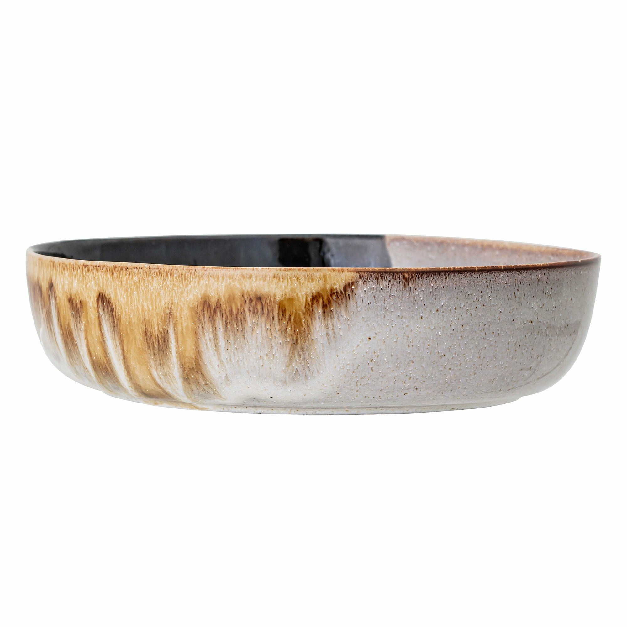 Bloomingville Jules Serving bowl, Grey, Stoneware