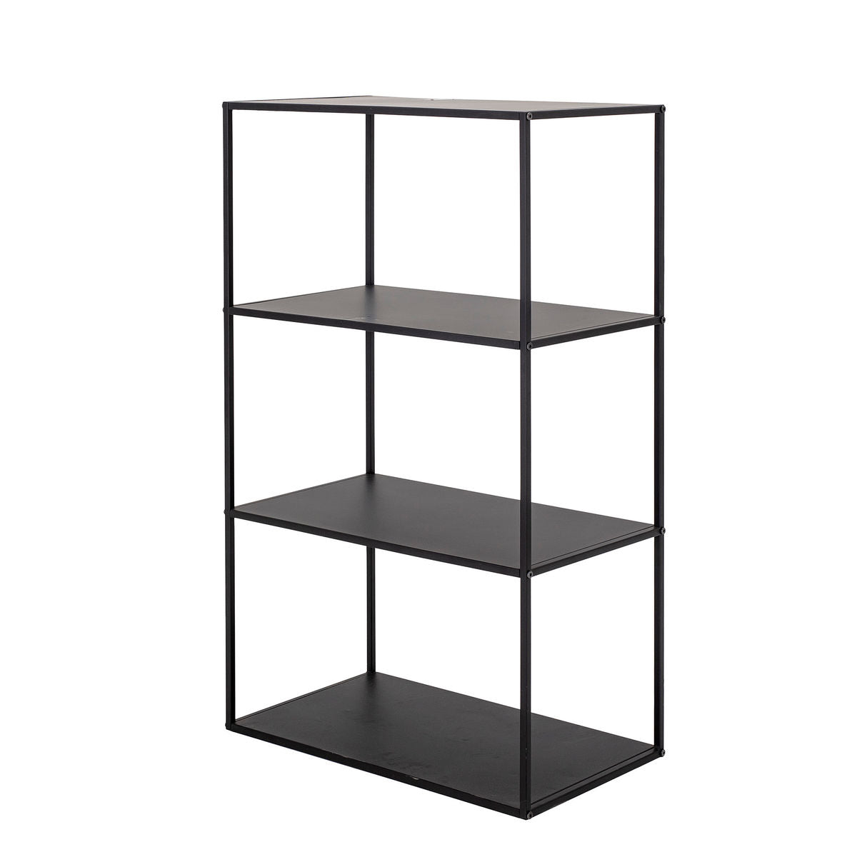 Bloomingville Ves Shelf, Black, Metal B: 35cm, H: 103cm, L: 60cm