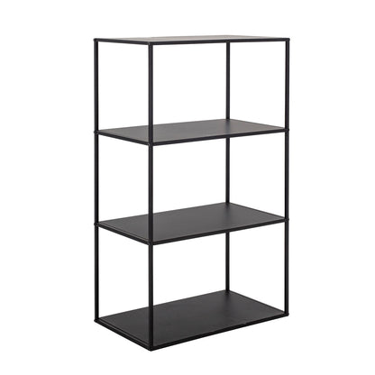 Bloomingville Ves Shelf, Black, Metal B: 35cm, H: 103cm, L: 60cm