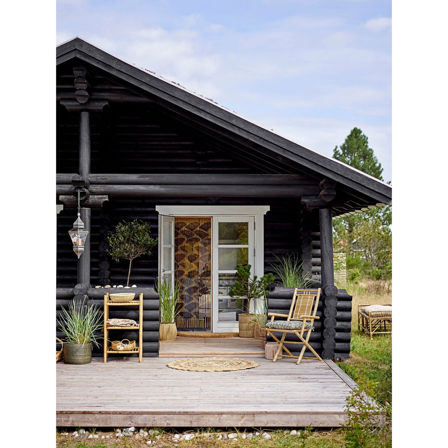 Bloomingville Kamala Cushion, Brown, Cotton