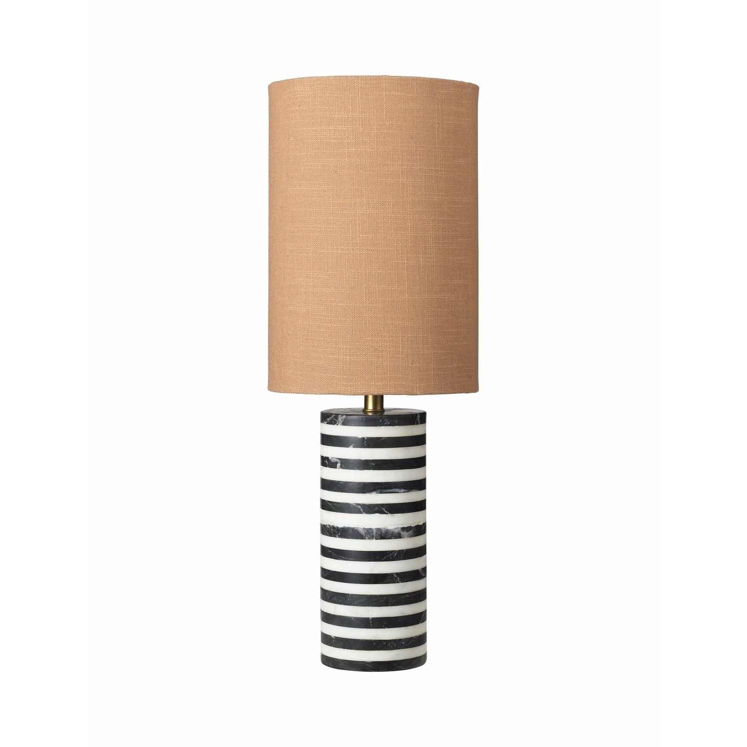Cozy Living Cleo Stribed Marble Lamp w. Caramel shade