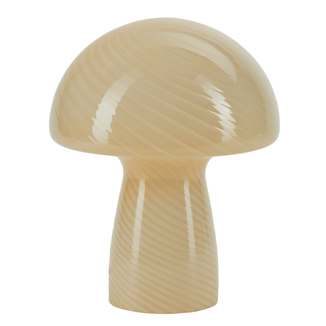 Bahne - Fungal lamp / Mushroom Table lamp, Yellow - H23 cm.