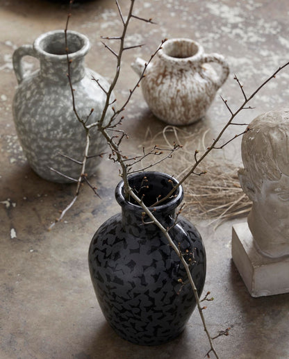 Batam vase, glazed - black