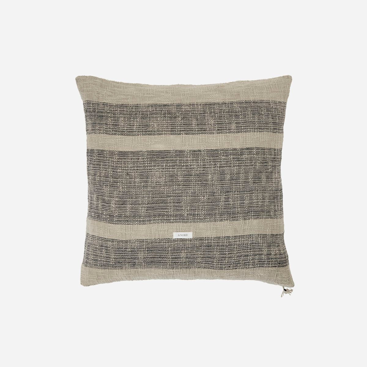 By Nord Decorative cushion cover, Ashild, Haze w. coal-l: 60 cm, w: 60 cm