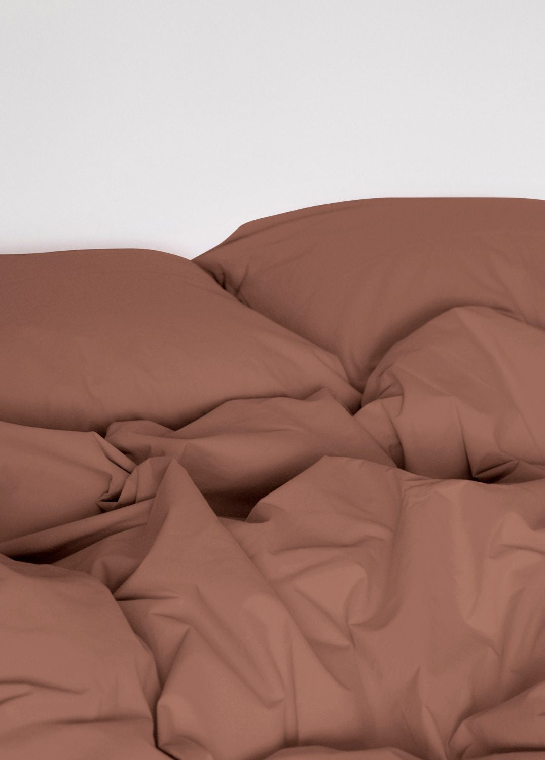 Sekan Studio Cotton Percale Bed Set - Rust