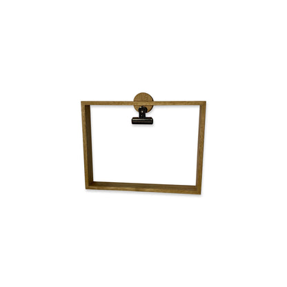 Langbo A5 Frame - Natural Oiled Oak / Brass