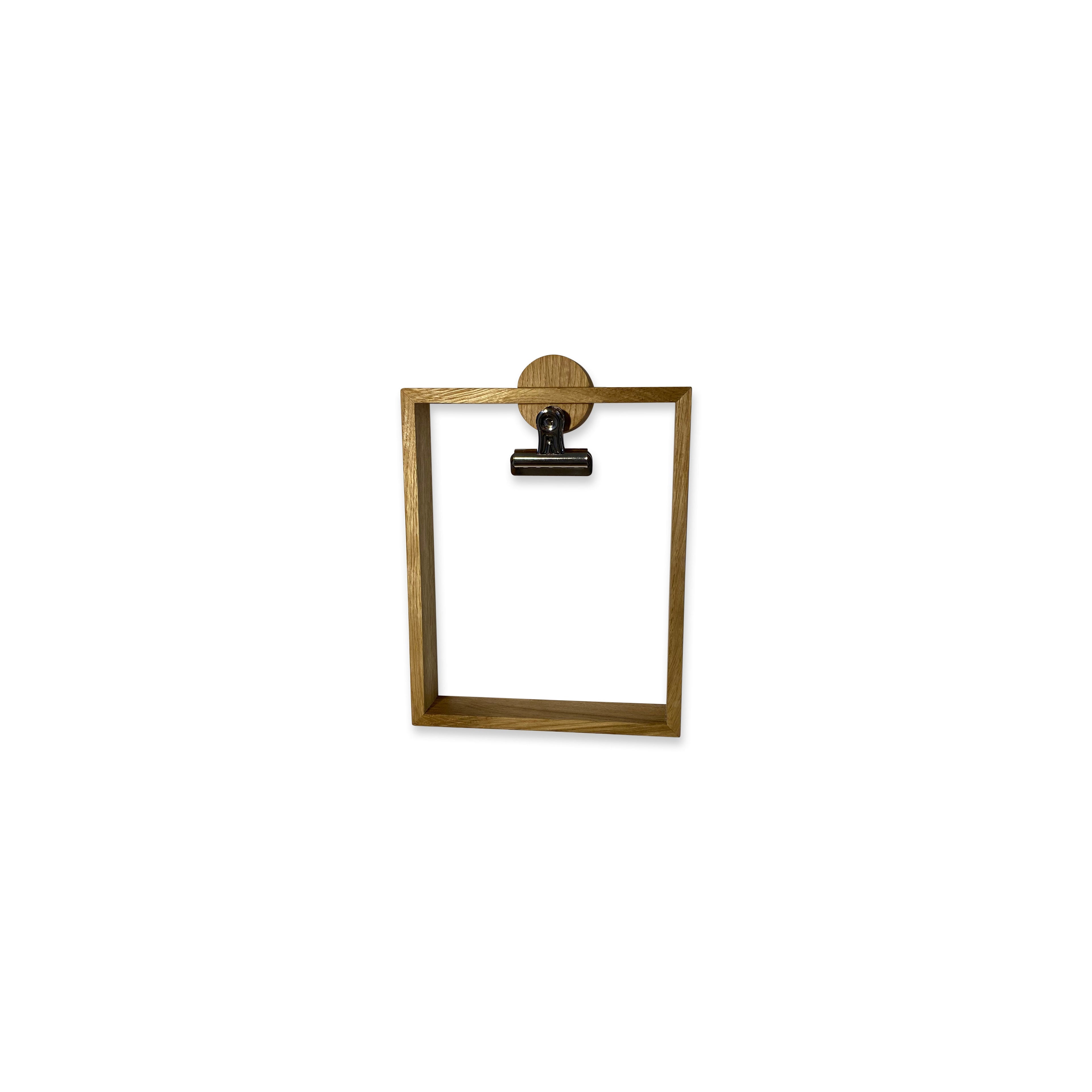 Langbo A6 Frame - Smoked Oiled Oak / Brass