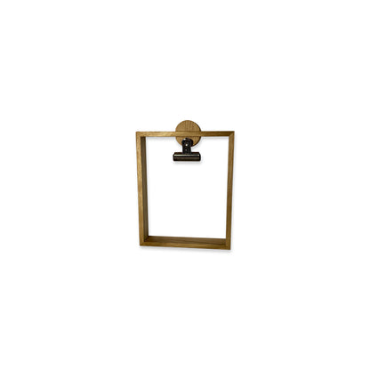 Langbo A6 Frame - White Oiled Oak / Brass