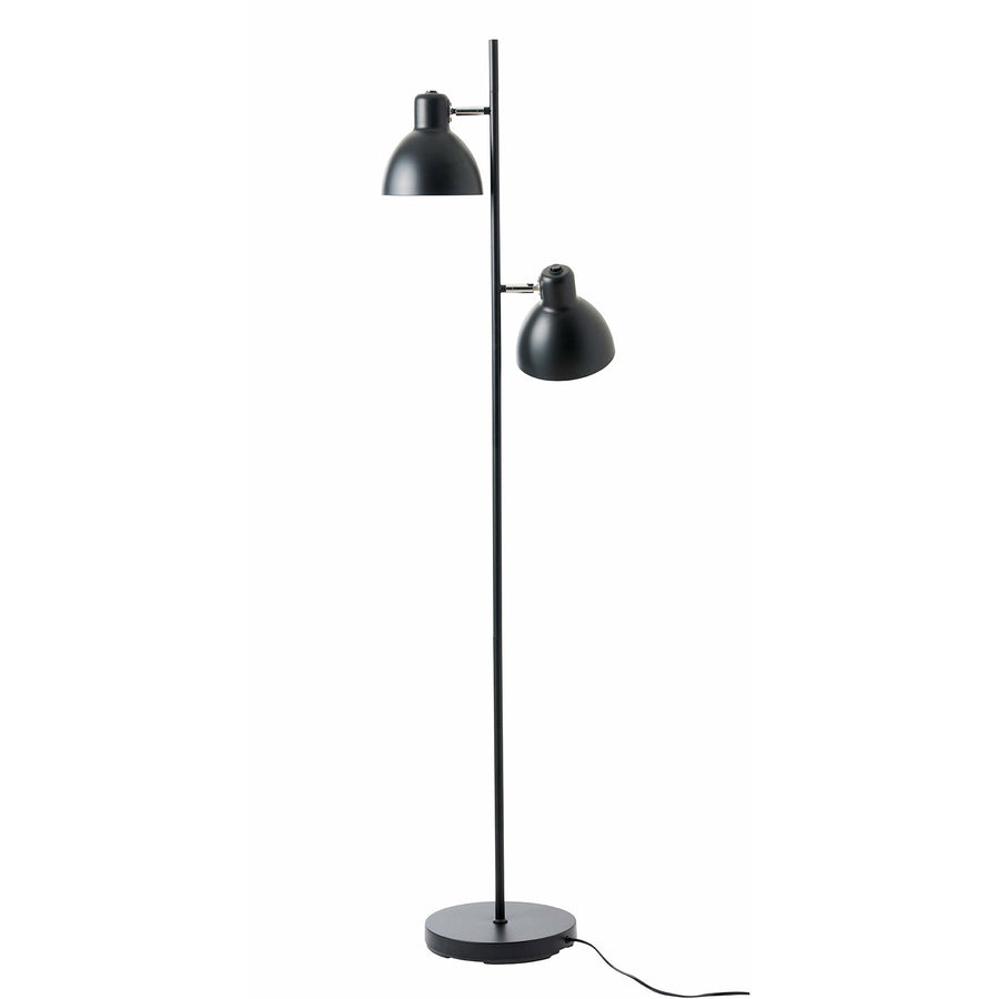 Dyberg Larsen Skagen gulvlampe sort dobbel - Ø16xH160cm - DesignGaragen.dk.