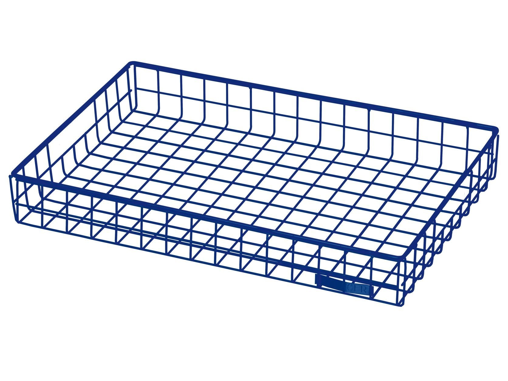 Kalager Design Wire Tray, Medium, Marine Blue
