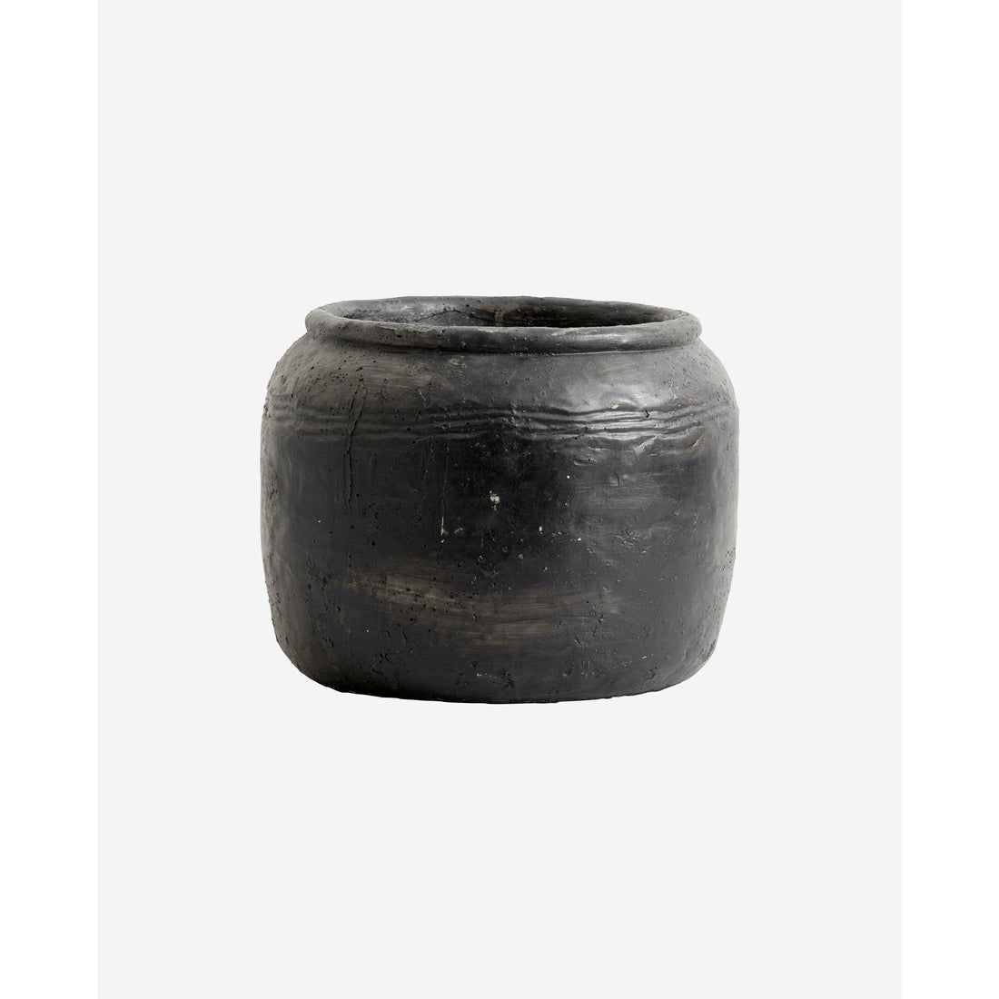 Nordal - CIRA flowerpot - h18 cm - black