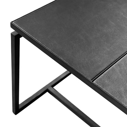 Muubs - Coffee table Austin Square - Black B: 90xH: 45XD: 90 cm