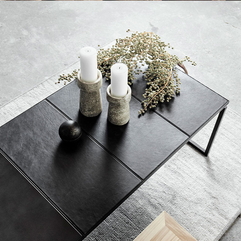 MUUBS - Coffee table Austin Long - Black - B: 120xH: 45XD: 60 cm