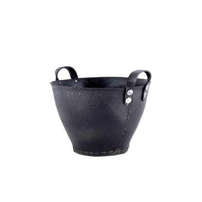 Kurv Dacarr by Muubs - Sort - Recycled bildæk - H: 29 Ø: 40 cm - Muubs - DesignGaragen.dk