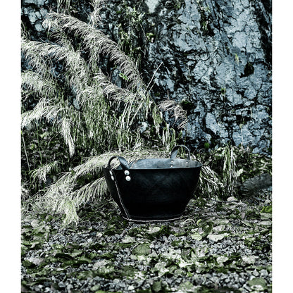 Kurv Dacarr by Muubs - Sort - Recycled bildæk - H: 29 Ø: 40 cm - Muubs - DesignGaragen.dk