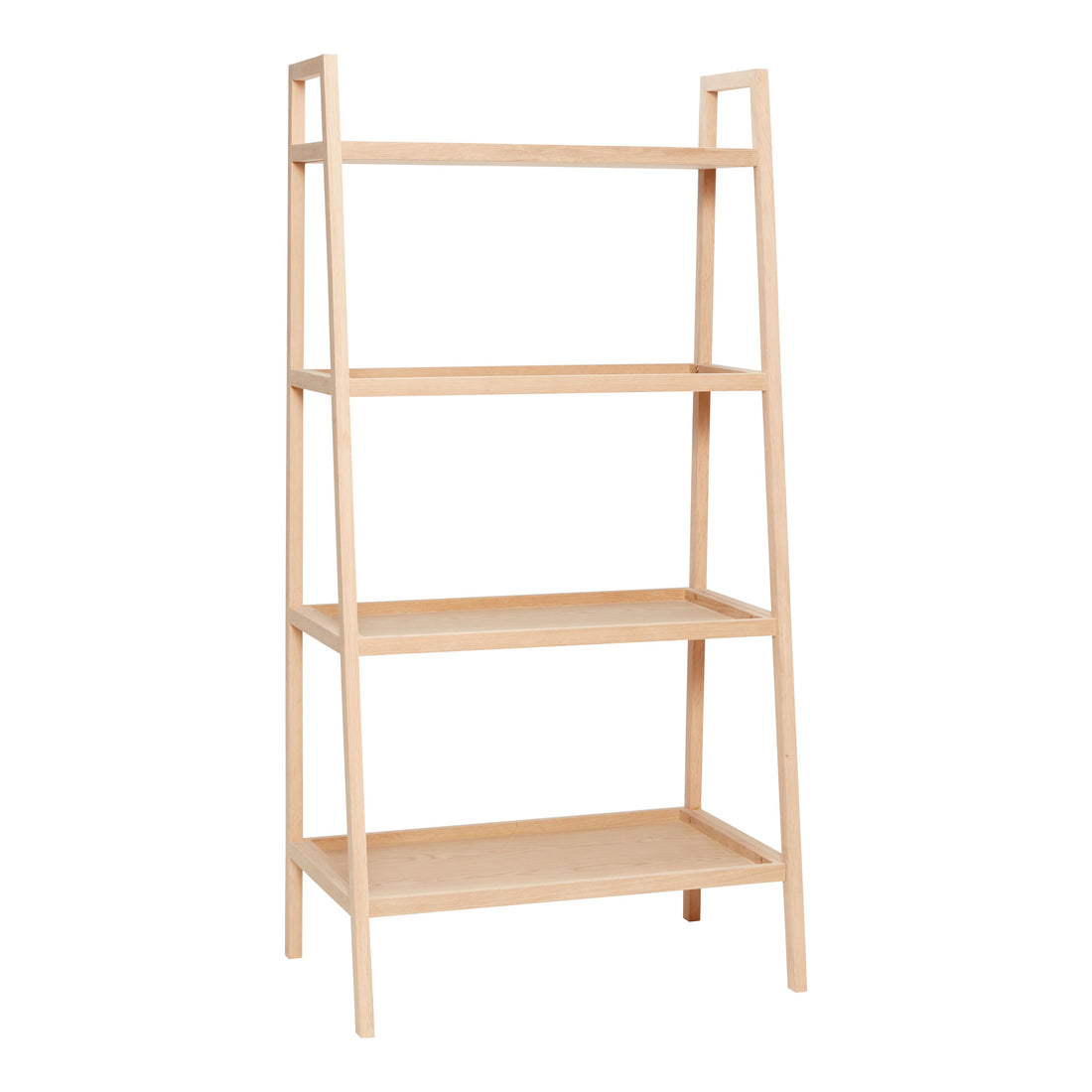 Hübsch - Shelf M/4 Shelves, Oak, FSC, Nature - 81x49xH160cm