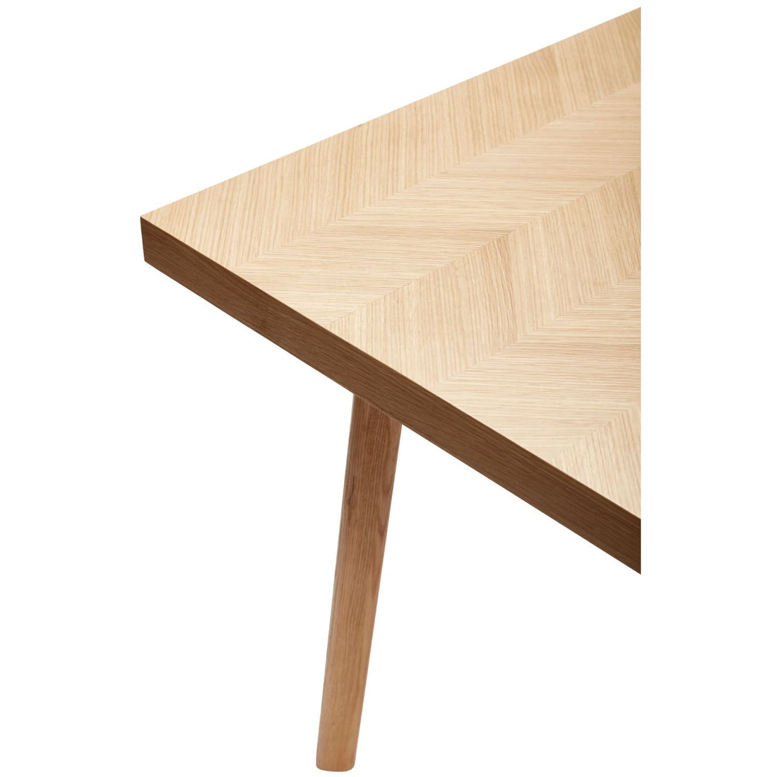 Hübsch - table, oak, herringbone, fsc, nature - 200x100xh75cm