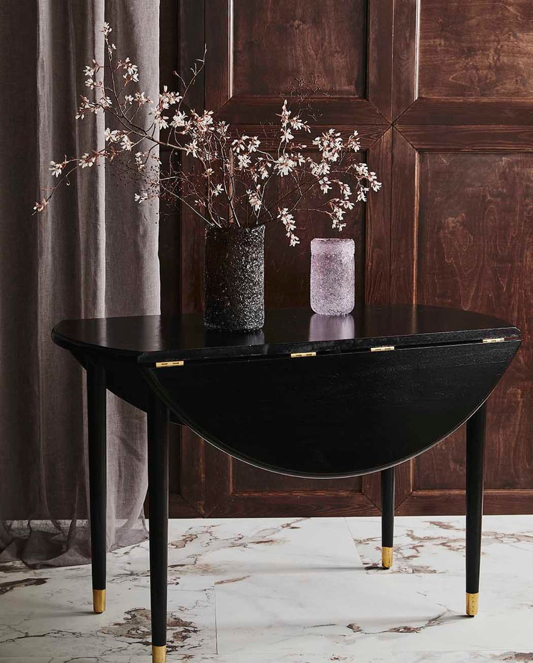 Clyde Glass Vase - H19.5 cm - Pink