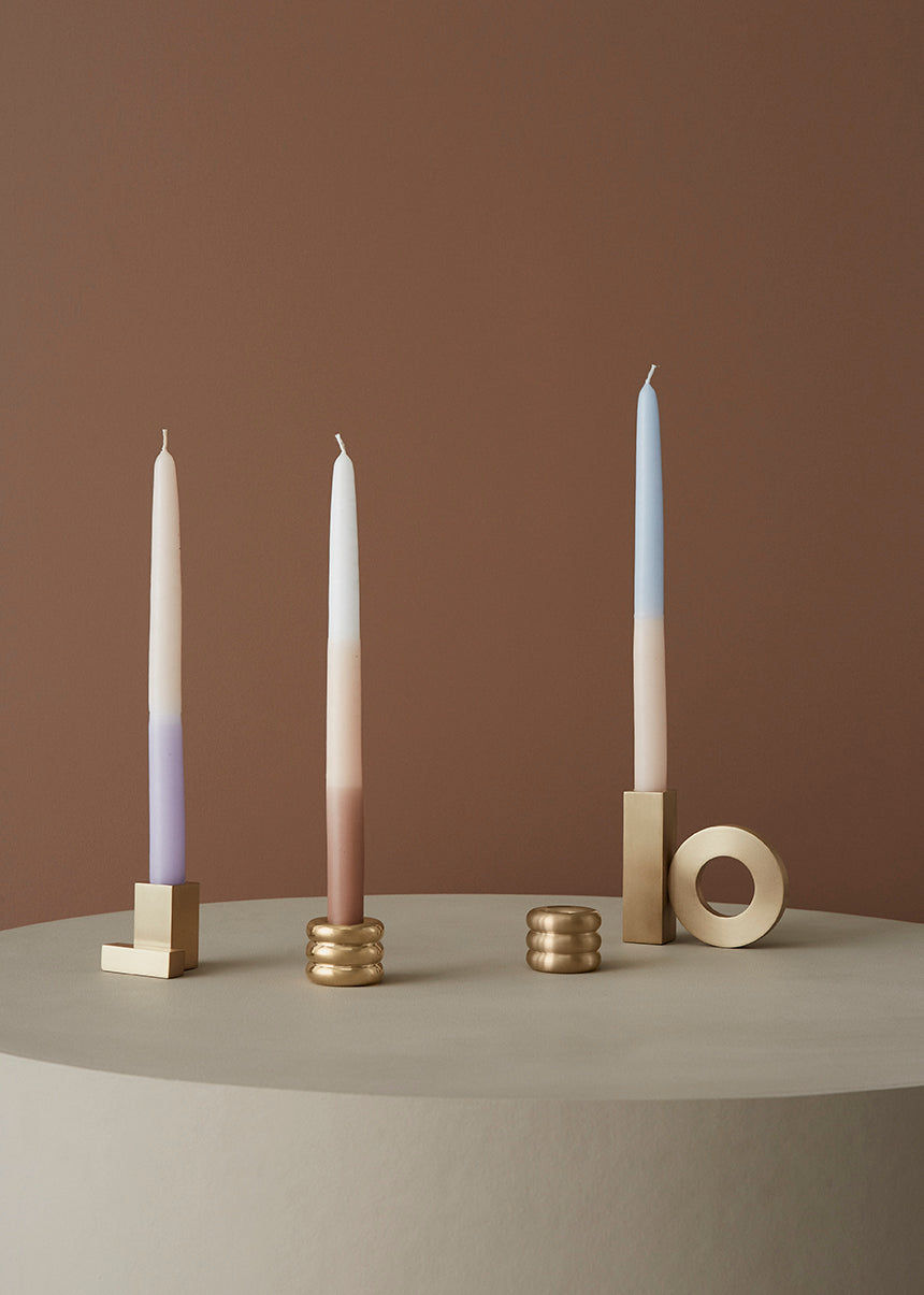 Oyoy Living Savi Candlestick - Massive Brass - Brass