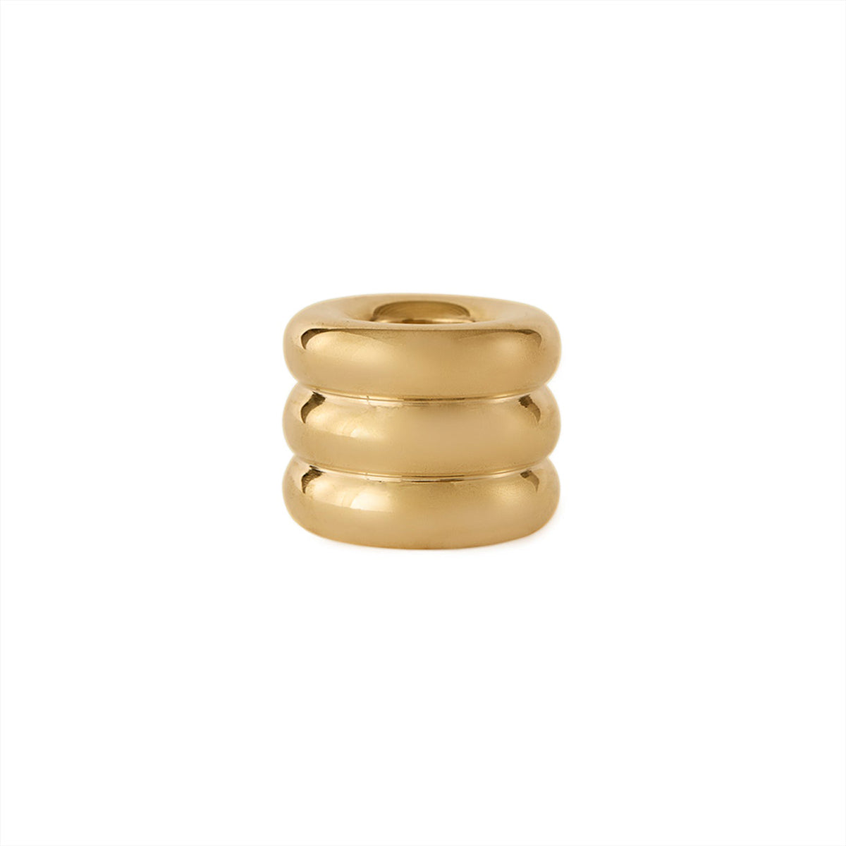 Oyoy Living Savi Candlestick - Massive Brass - Brass