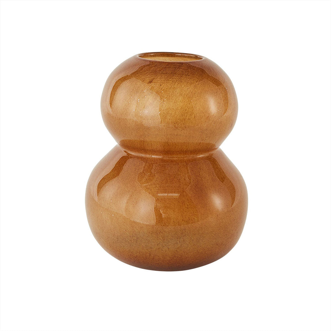 OYOY LIVING Lasi Vase - Stor - Amber