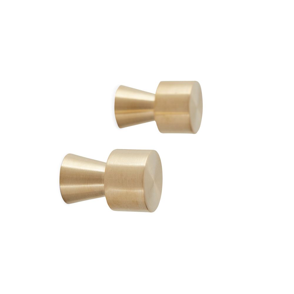 OYOY LIVING Pin Knage / Greb - Pakke med 2 - Messing