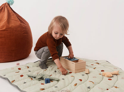 Oyoy Mini Velvet Bag chair - Caramel