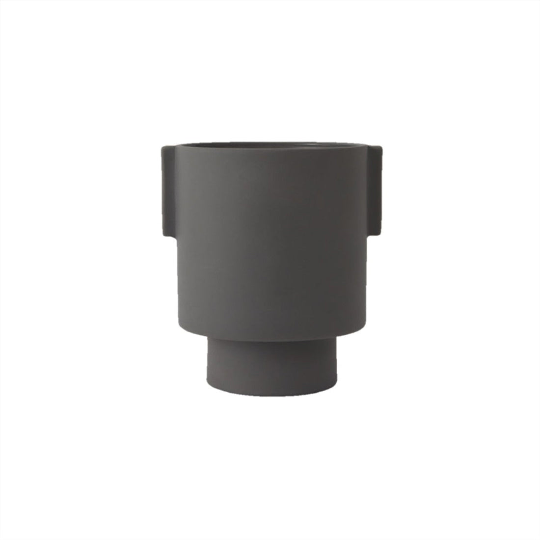 OYOY LIVING Inka Kana Potte - Medium - Antracit