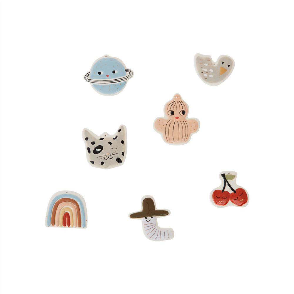 Oyoy Mini Ceramic Figures - Package with 7