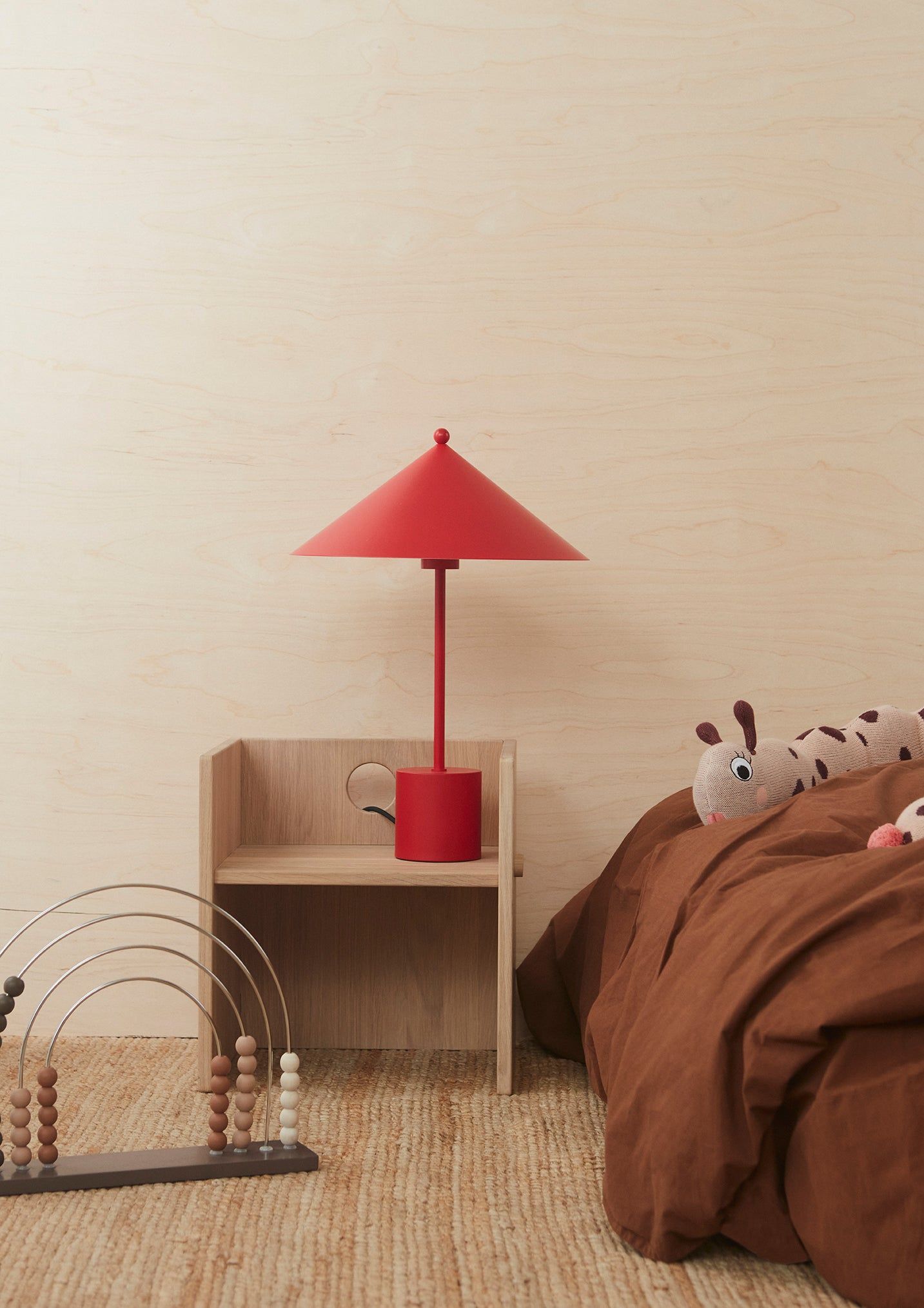 OYOY LIVING TABLE LAMP KASA - Cherry Red