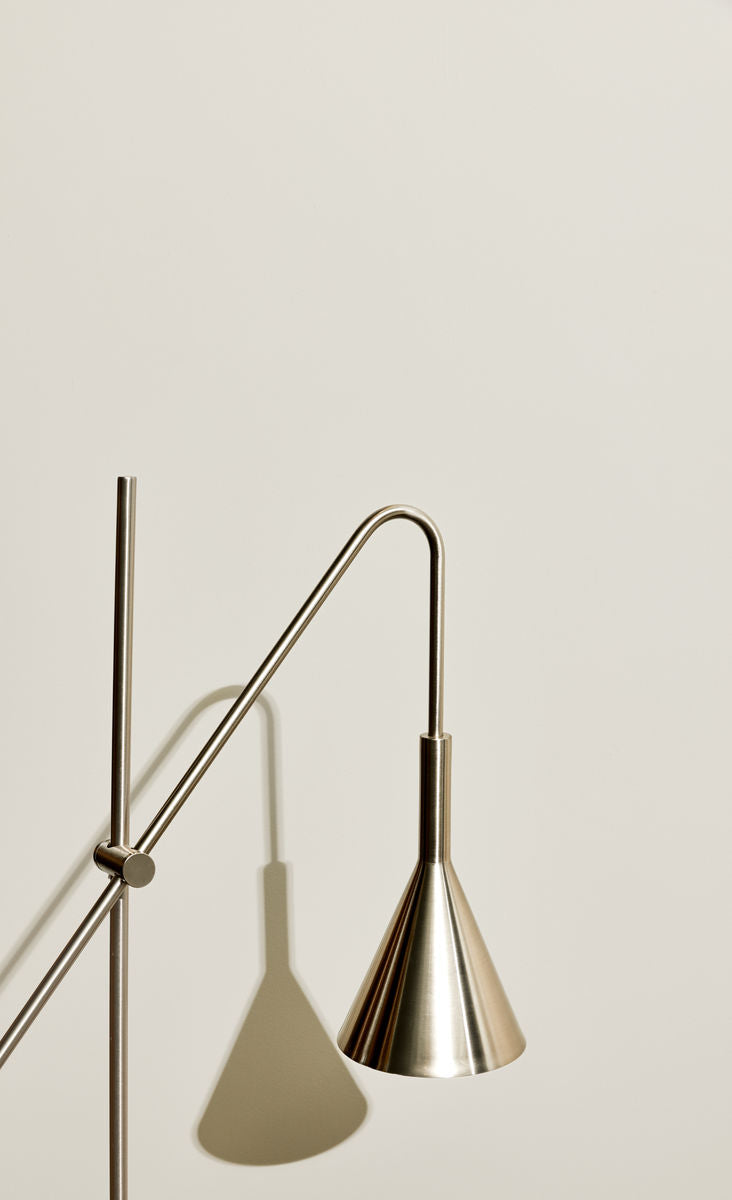 Hübsch rope wall lamp nickel