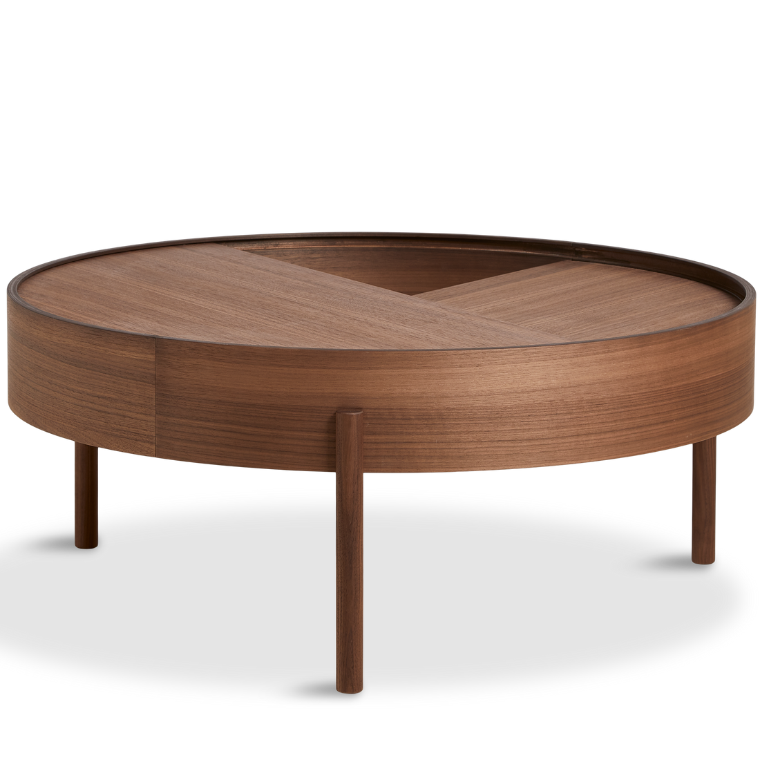 WOUD - Arc coffee table (89 cm) - Walnut - WOUD - DesignGaragen.dk