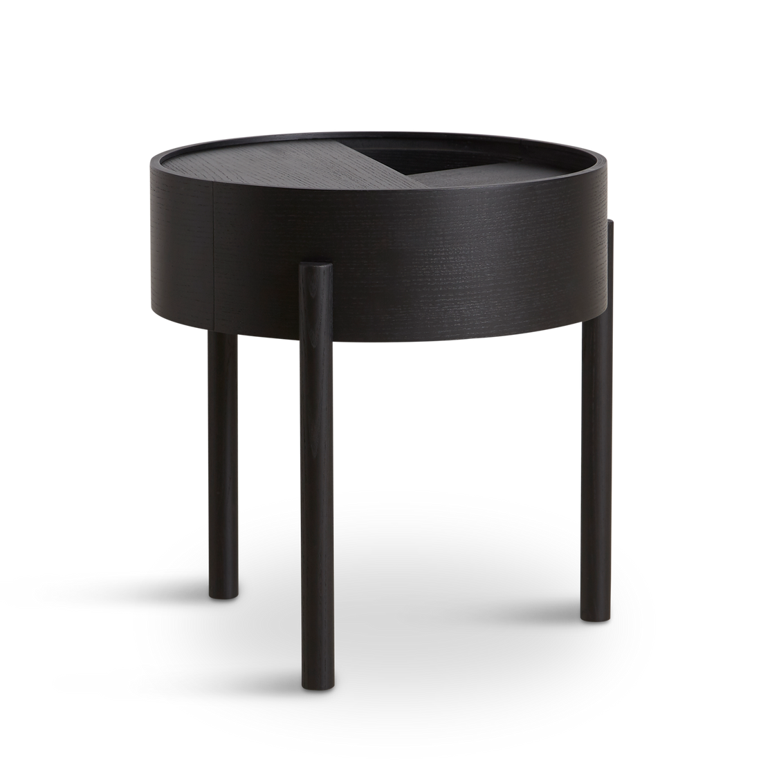 WOUD -  Arc side table (42 cm) - Black