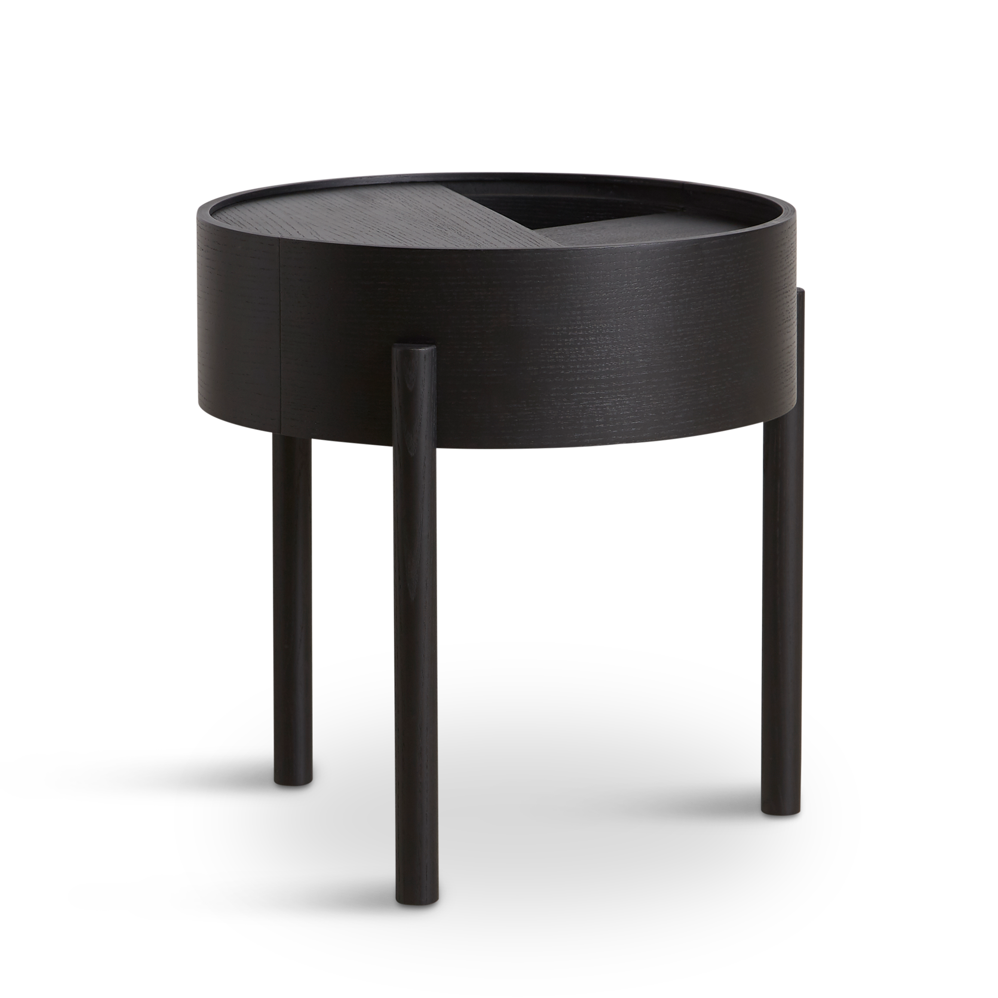 WOUD -  Arc side table (42 cm) - Black