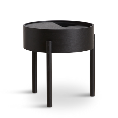 WOUD -  Arc side table (42 cm) - Black