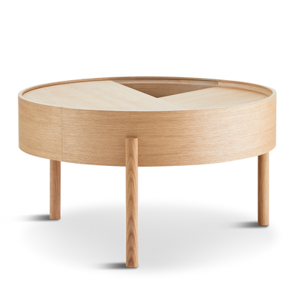 WOUD -  Arc coffee table (66 cm) - Oiled oak