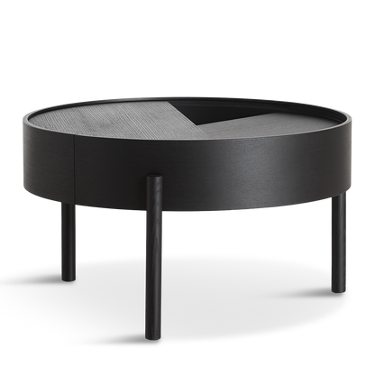 WOUD -  Arc coffee table (66 cm) - Black