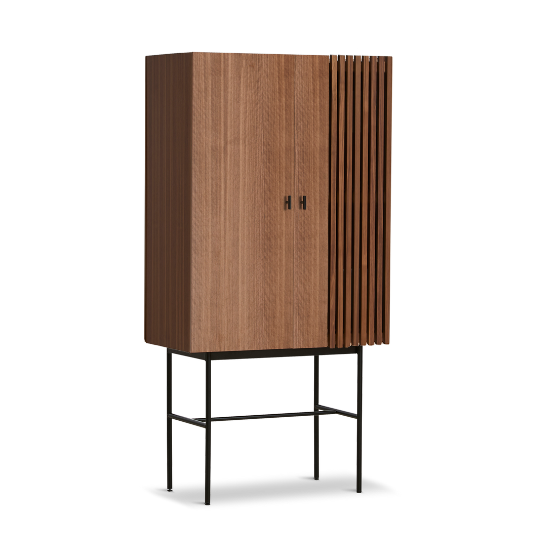 WOUD -  Array highboard (80 cm) - Walnut