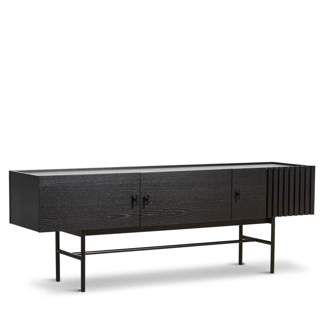 WOUD -  Array low sideboard (150 cm) - Black