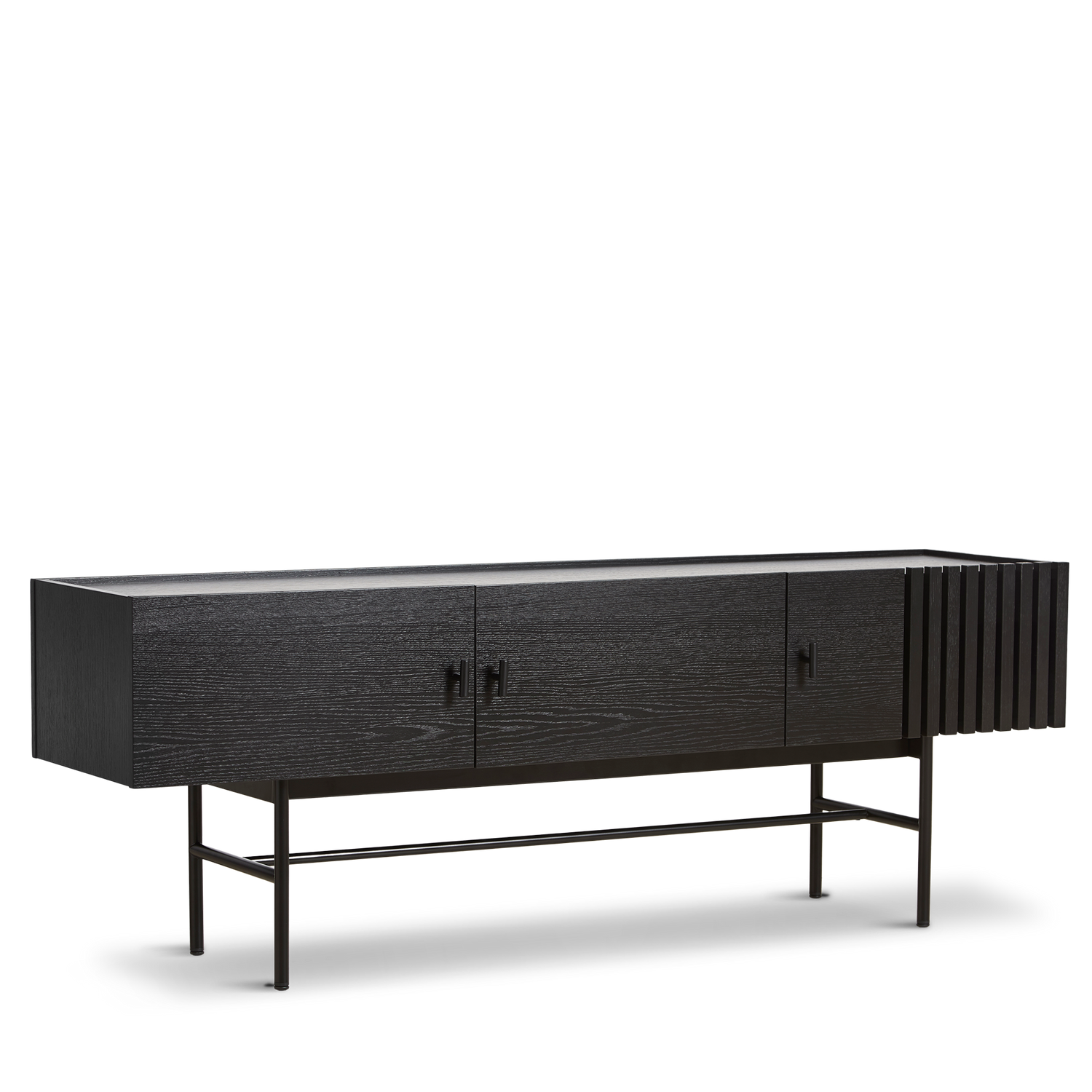 WOUD -  Array low sideboard (150 cm) - Black