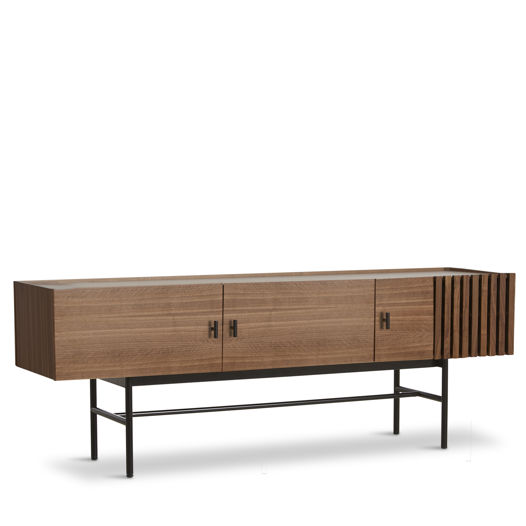 WOUD -  Array low sideboard (150 cm) - Walnut