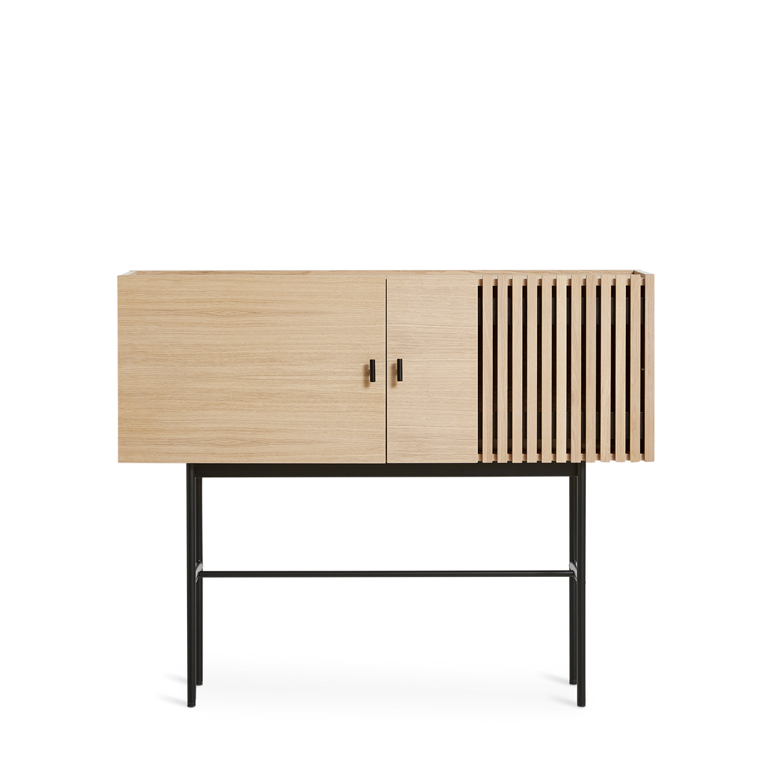 WOUD -  Array sideboard (120 cm) - White pigmented oak