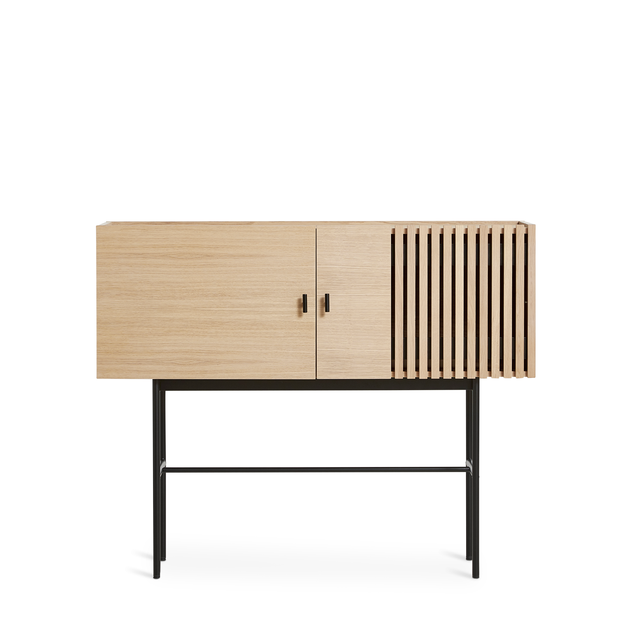 WOUD -  Array sideboard (120 cm) - White pigmented oak