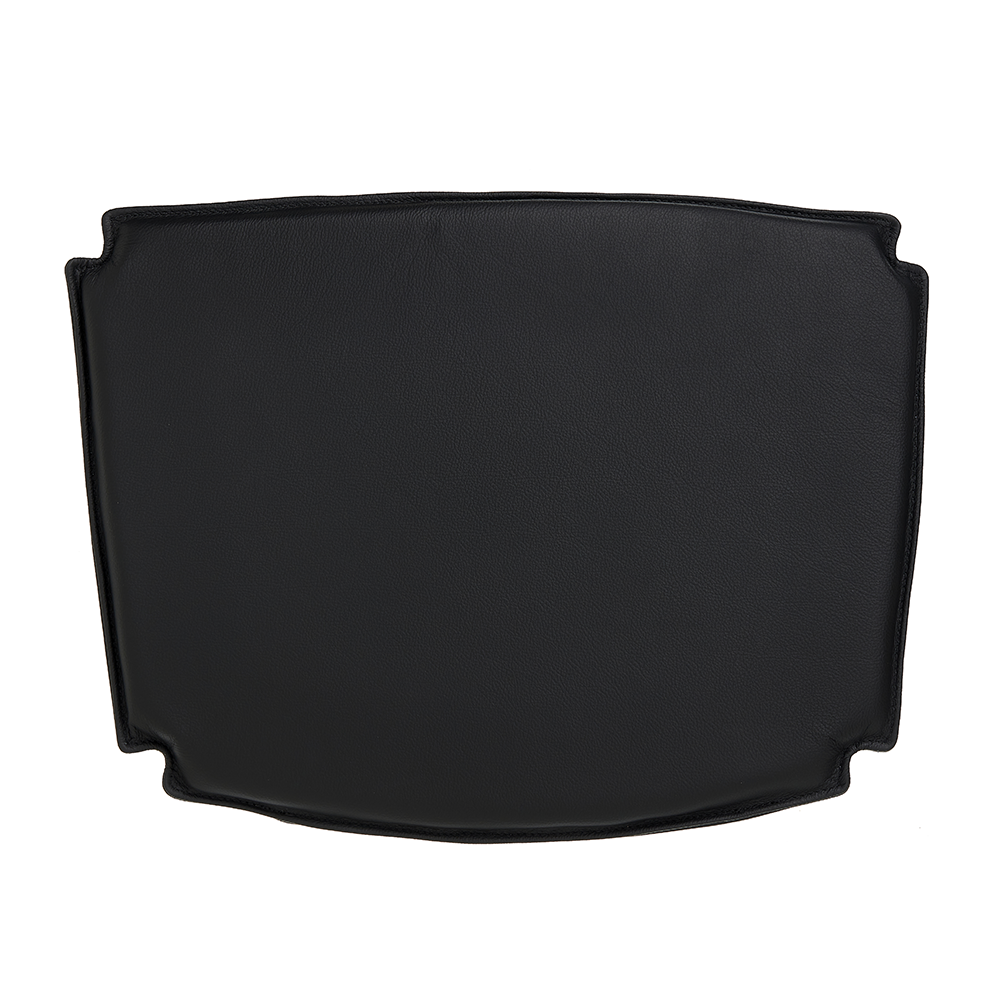 Leather cushion to Hans J. Wegner PP201 The chair in black leather
