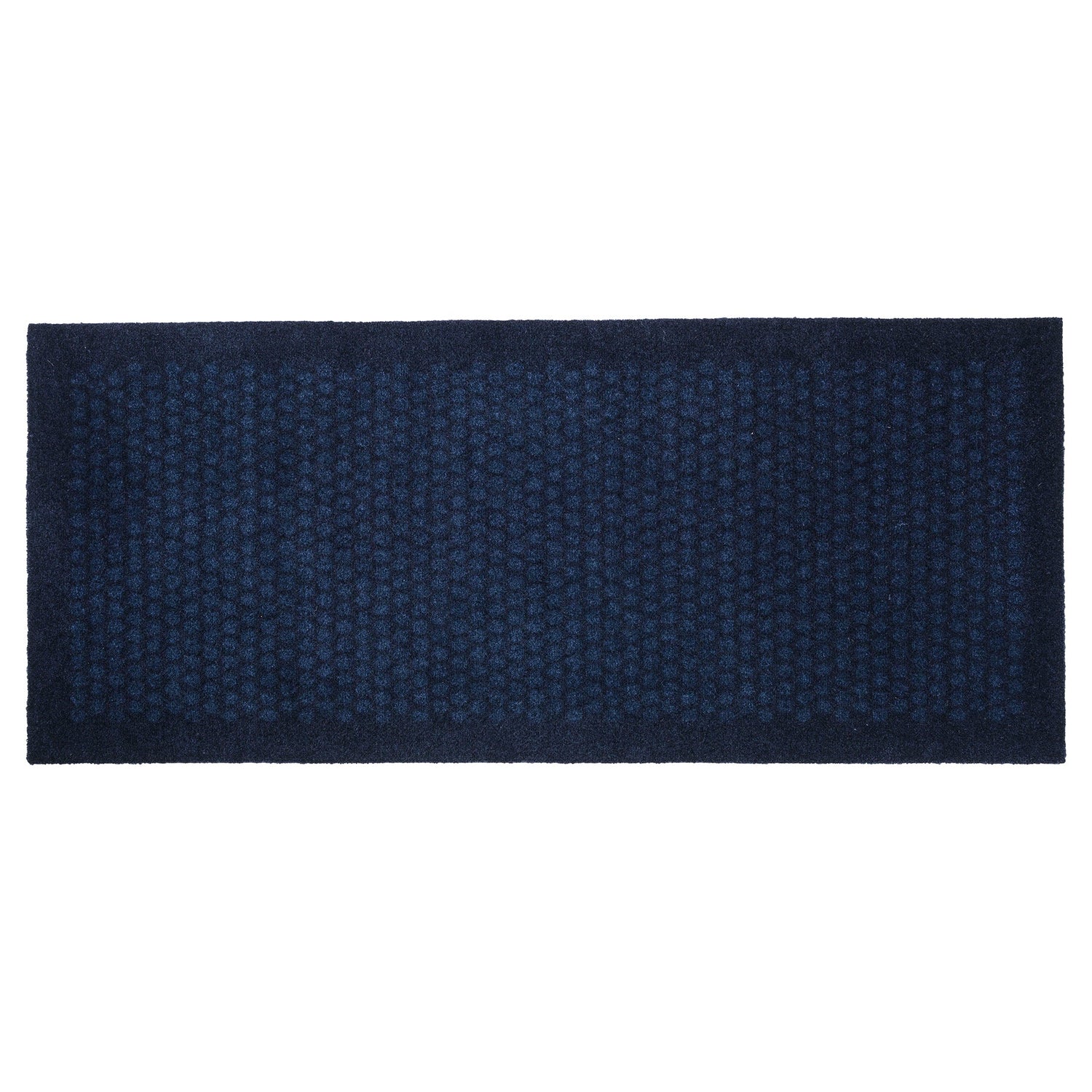 YELLOW MAT 67 x 150 CM - DOTS/BLUE