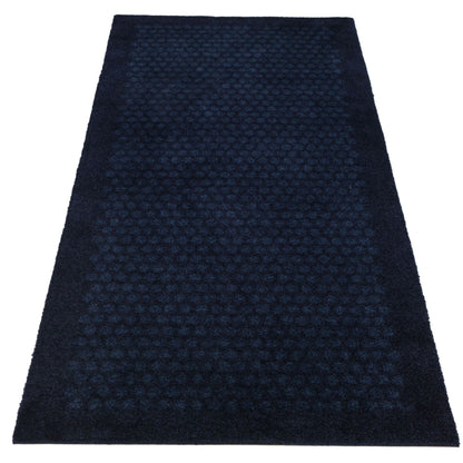 YELLOW MAT 67 x 150 CM - DOTS/BLUE