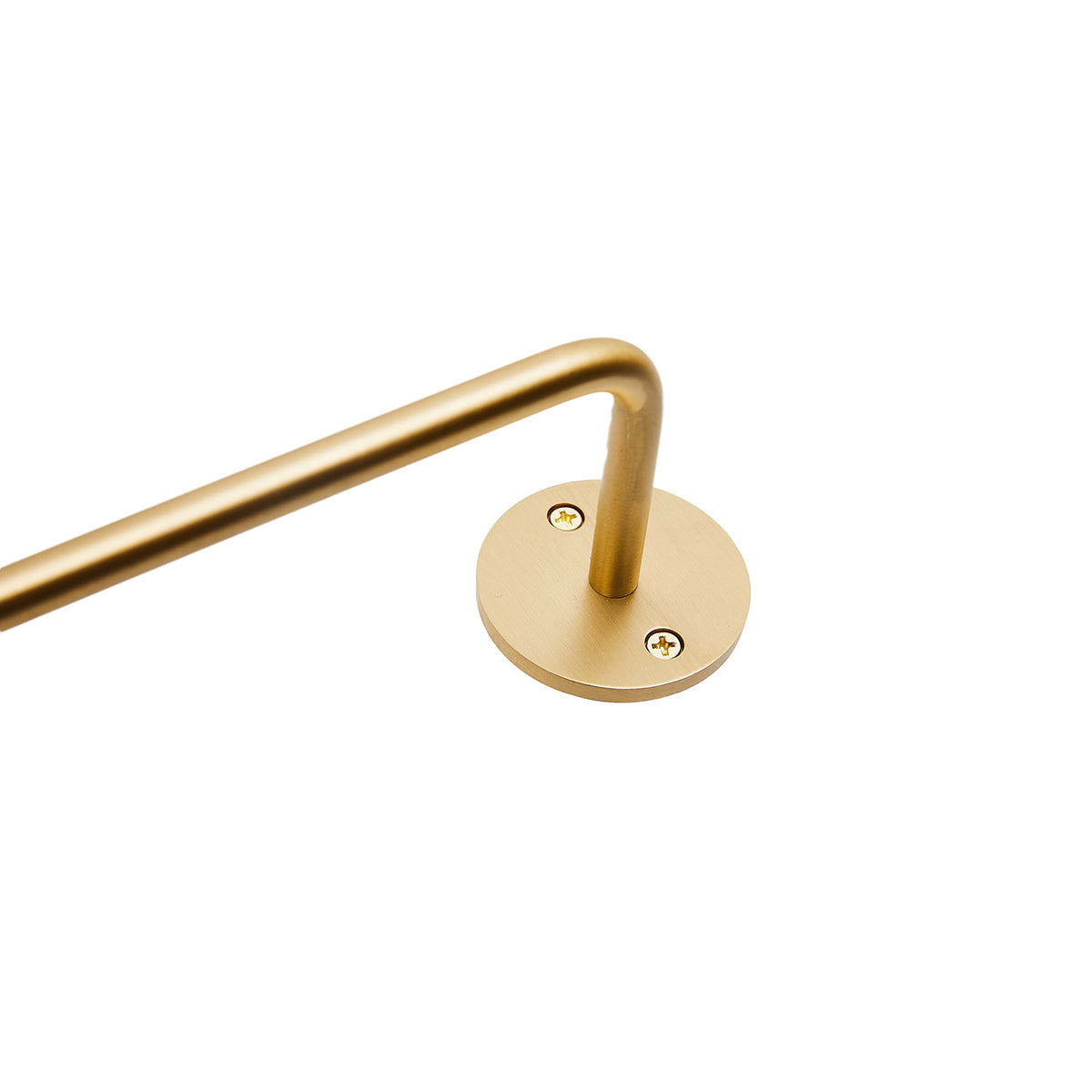 Wall towel holder brass - 60x7 cm