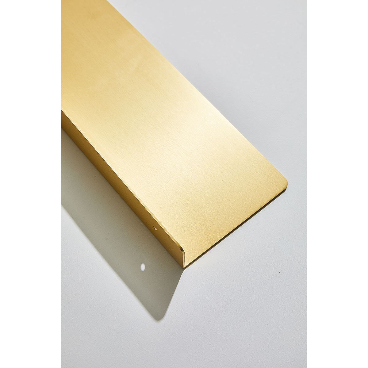 Float brass shelf - 40 cm