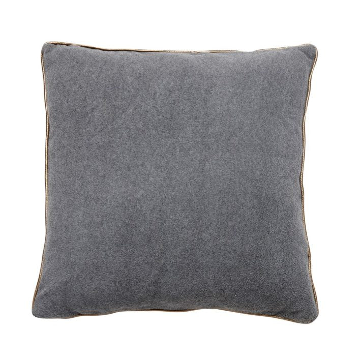 Hubsch - pillow with gold edge 45 cm x 45 cm - with filling