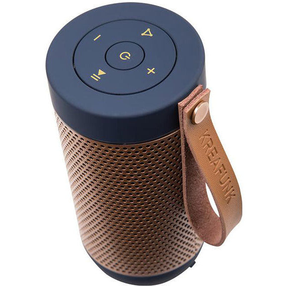 Kreafunk aFUNK Bluetooth speaker blue 7x15cm (ØxH)